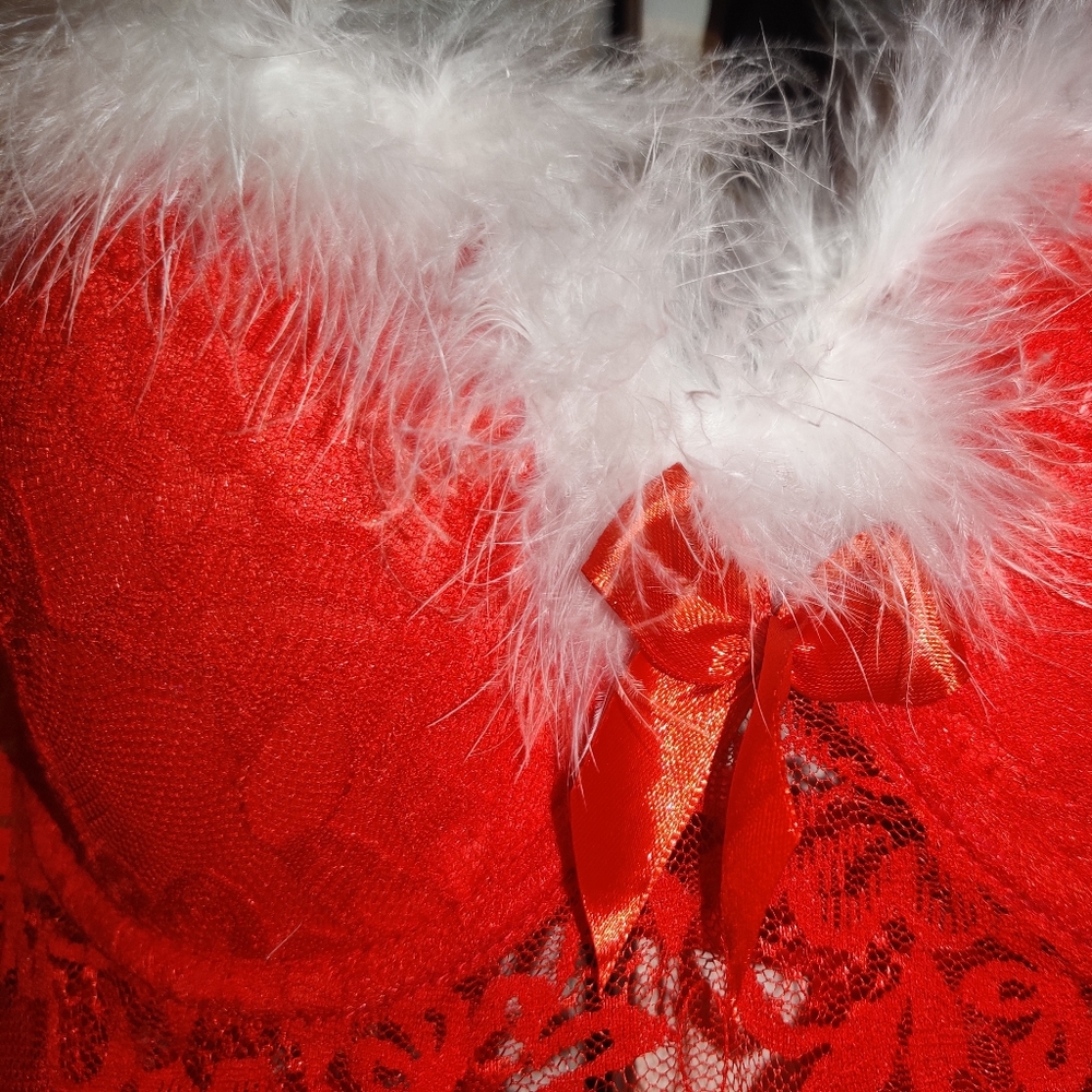 NEW holiday/Valentine's style lingerie. Size L. Hot!